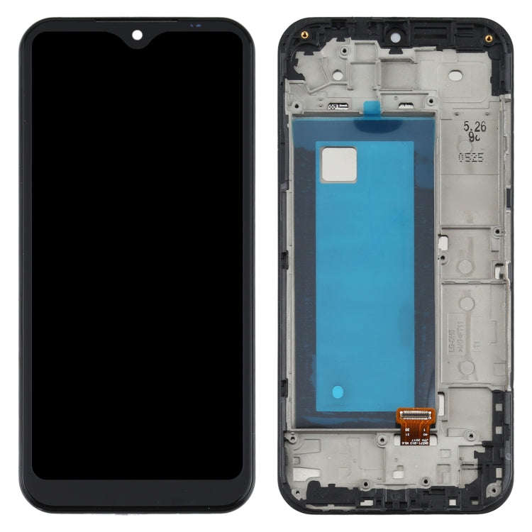 TFT LCD Screen for LG K31 LM-K300Q, LMK300 Digitizer Full Assembly with Frame(Black)