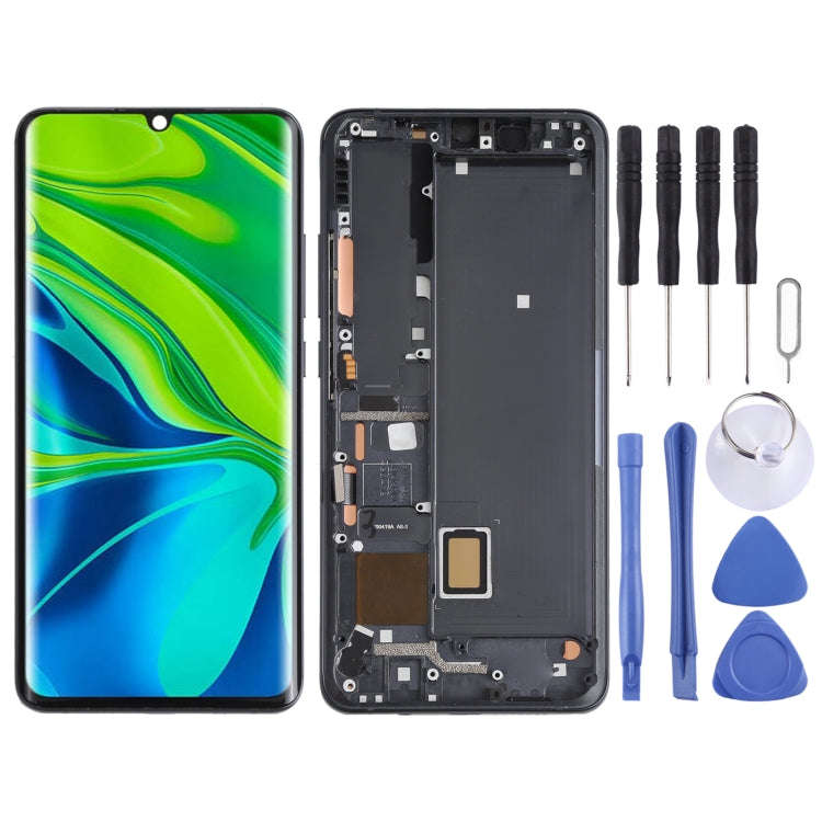 Original LCD Screen and Digitizer Full Assembly With Frame for Xiaomi Mi CC9 Pro / Mi Note 10 / M...