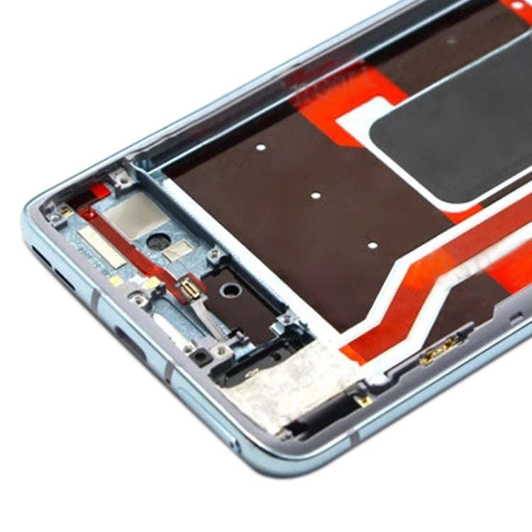 For OnePlus 8T 5G KB2001 KB2000 KB2003 AMOLED LCD Screen Digitizer Full Assembly With Frame (Blue)
