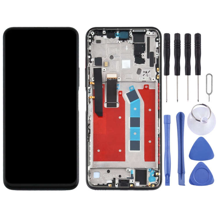 OEM LCD Screen for Huawei Honor X10 5G Digitizer Full Assembly with Frame(Black)