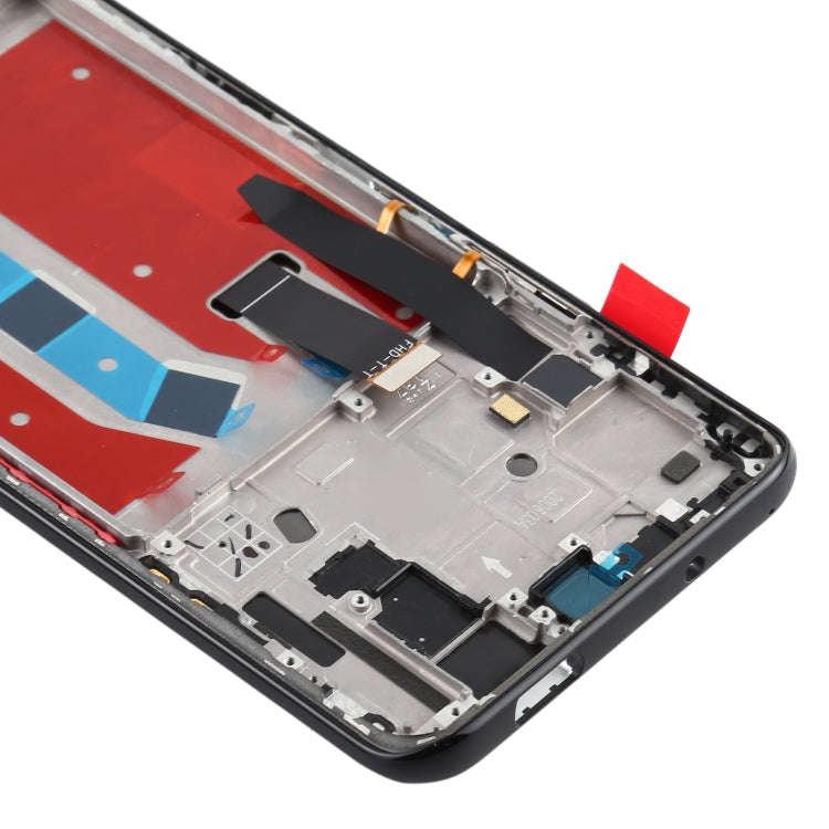 OEM LCD Screen for Huawei Honor X10 5G Digitizer Full Assembly with Frame(Black)