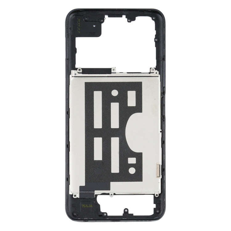 For Vivo Y70s Middle Frame Bezel Plate(Black)