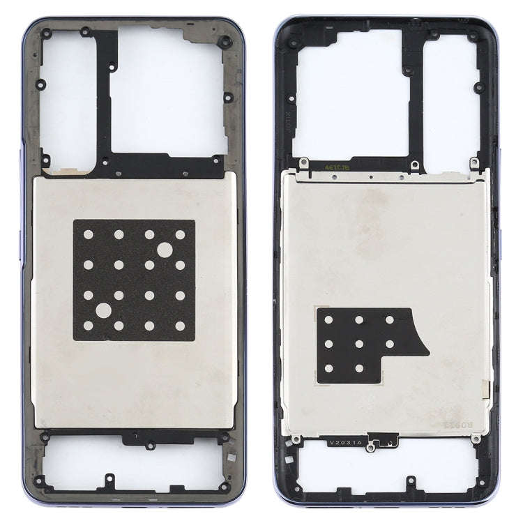 For Vivo Y73s V2031A Middle Frame Bezel Plate(Purple)