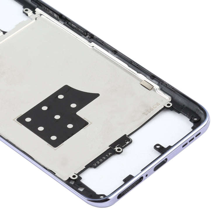 For Vivo Y73s V2031A Middle Frame Bezel Plate(Purple)