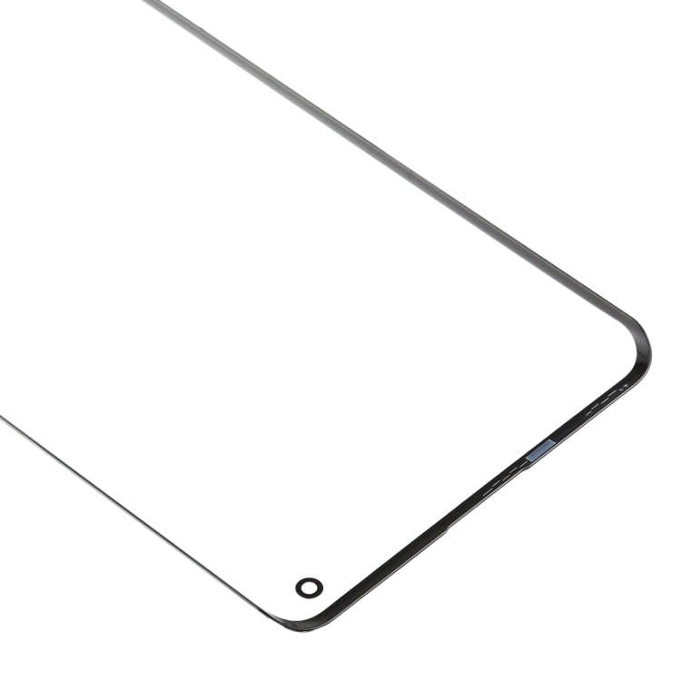 For Oppo Find X2 Pro / Find X2 Front Screen Outer Glass Lens (Black)