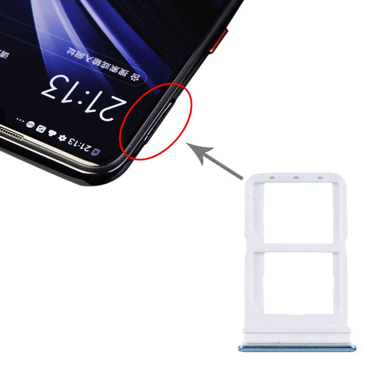 For Vivo iQOO Neo V1914A SIM Card Tray + SIM Card Tray (Green)