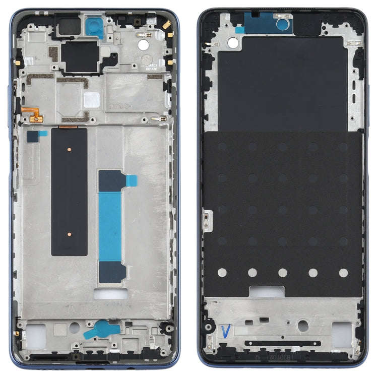 Original Front Housing LCD Frame Bezel Plate for Xiaomi Mi 10T Lite 5G M2007J17G (Black)