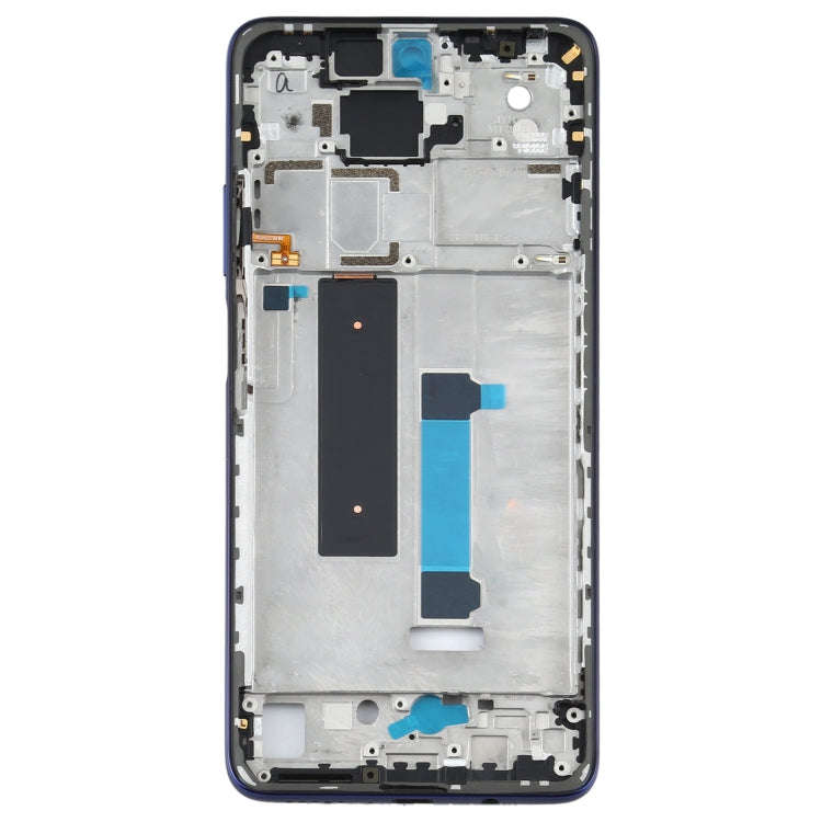 Original Front Housing LCD Frame Bezel Plate for Xiaomi Mi 10T Lite 5G M2007J17G (Blue)