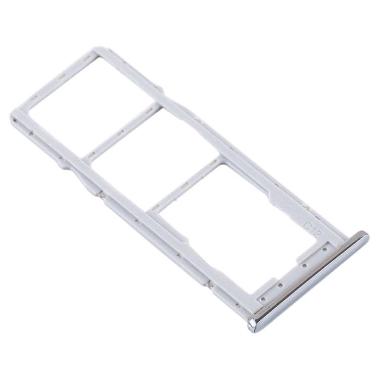 SIM Card Tray + SIM Card Tray + Micro SD Card Tray for Motorola One (P30 Play) XT1941(Silver)