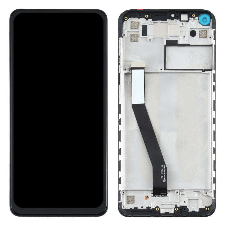 TFT LCD Screen for Xiaomi Redmi Note 9 /Redmi 10X 4G Digitizer Full Assembly with Frame(Black)