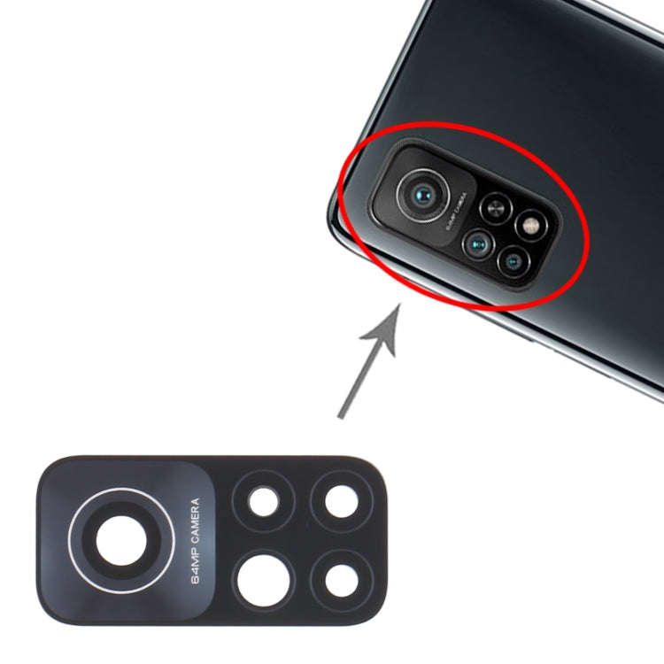 10 PCS Back Camera Lens for Xiaomi Mi 10T 5G / Redmi K30S / M2007J3SC, M2007J3SY