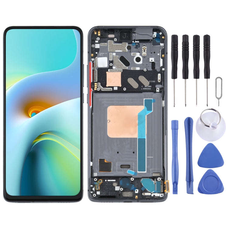 TFT LCD Screen for Xiaomi Redmi K30 Ultra / M2006J10C Digitizer Full Assembly with Frame(Black)
