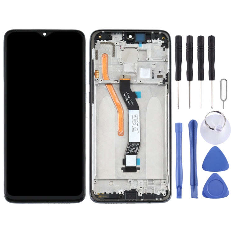 TFT LCD Screen for Xiaomi Redmi Note 8 Pro Single SIM Digitizer Full Assembly with Frame(Black)