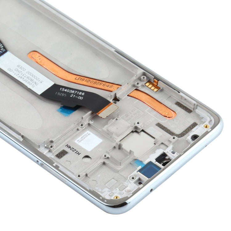 TFT LCD Screen for Xiaomi Redmi Note 8 Pro Single SIM Digitizer Full Assembly with Frame(Silver)