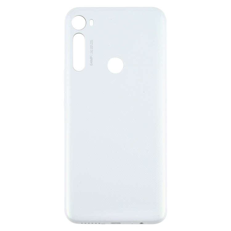 Original Battery Back Cover for Motorola Moto One Fusion Plus PAKF0002IN (White)