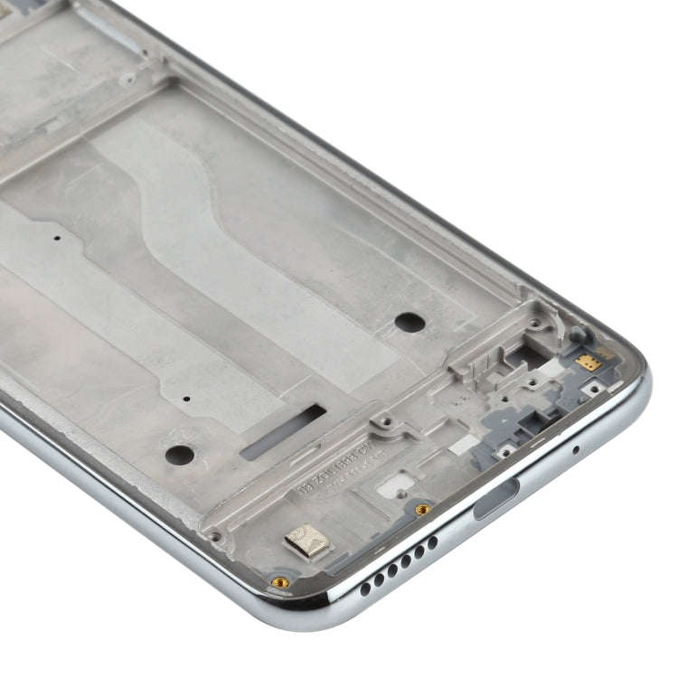 Front Housing LCD Frame Bezel Plate for Motorola Moto G Fast (Silver)