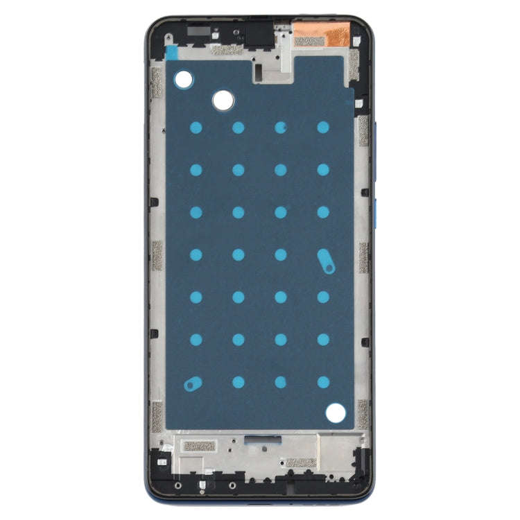 Front Housing LCD Frame Bezel Plate for Motorola One Hyper XT2027 XT2027-1 (Blue)