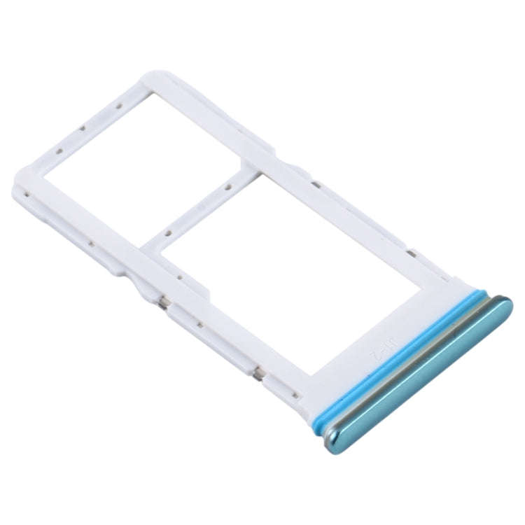 SIM Card Tray + SIM Card Tray / Micro SD Card Tray for Xiaomi Redmi Note 9 Pro 5G M2007J17C (Green)