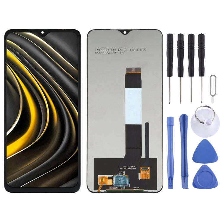 TFT LCD Screen for Xiaomi Redmi Note 9 4G/Poco M3 M2010J19SC M2010J19CG Digitizer Full Assembly w...