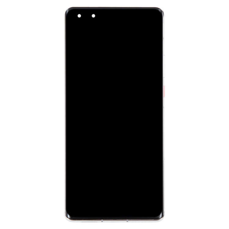 Original LCD Screen for Huawei Mate 40 Pro Digitizer Full Assembly with Frame(Silver)