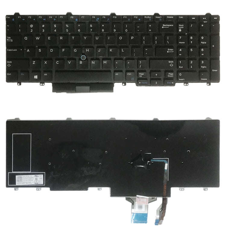 US Version Keyboard for Dell Latitude E5550 5570 5580 5590 Precision 3510 3520 3530 7510 7520 753...