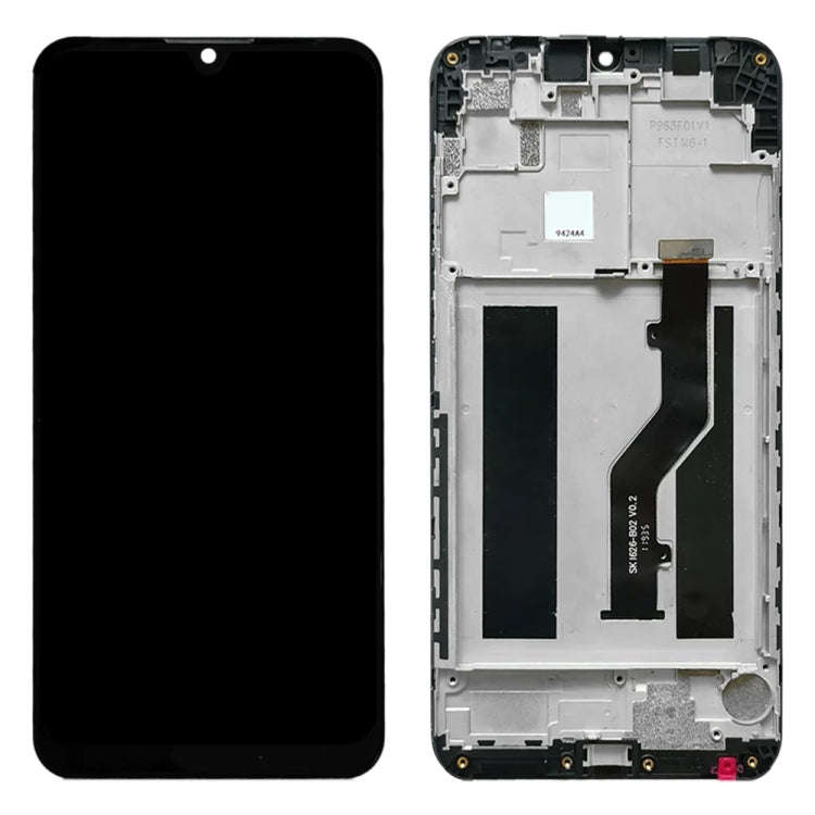 OEM LCD Screen for ZTE Blade V10 Vita  Digitizer Full Assembly with FrameBlack)