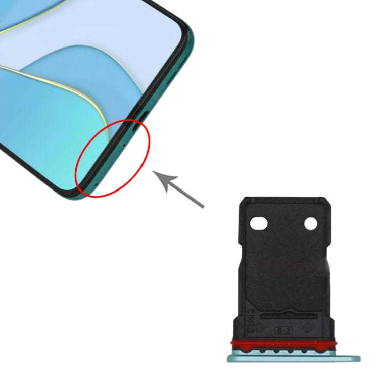For OnePlus 8T KB2001 KB2000 KB2003 KB2005 KB2007 SIM Card Tray + SIM Card Tray (Green)