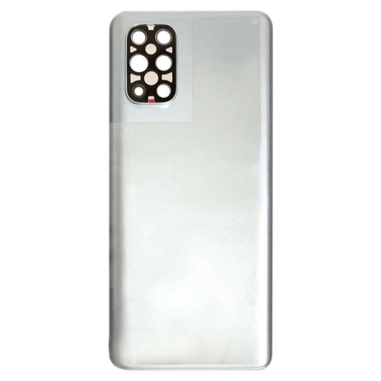 For OnePlus 8T+ 5G Battery Back Cover with Camera Lens Cover (Silver)