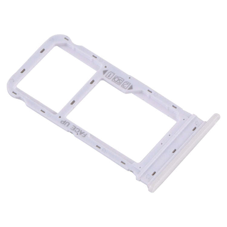 SIM Card Tray + Micro SD Card Tray for Motorola Moto G8 (White)