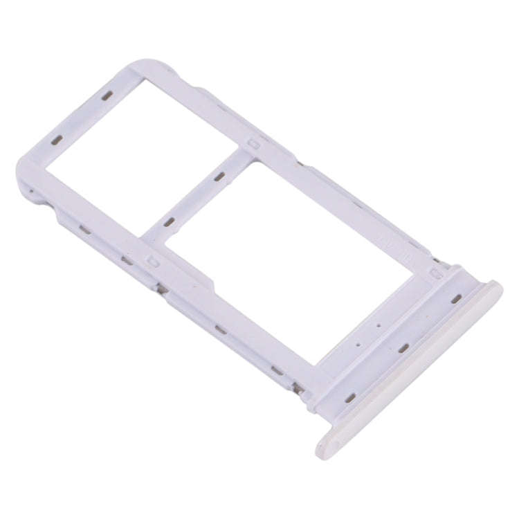 SIM Card Tray + Micro SD Card Tray for Motorola Moto G8 (White)