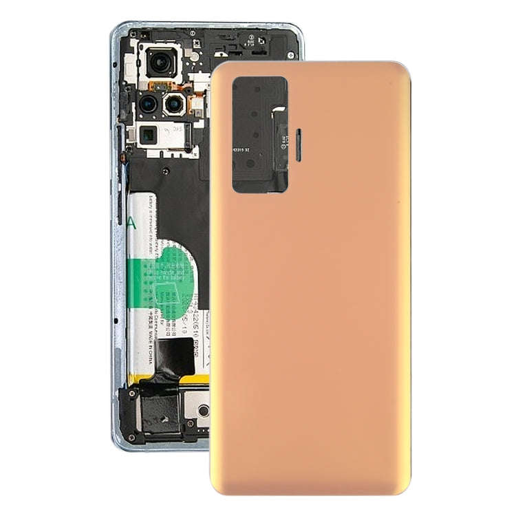 For Vivo X50 Pro V2005A Battery Back Cover (Gold)