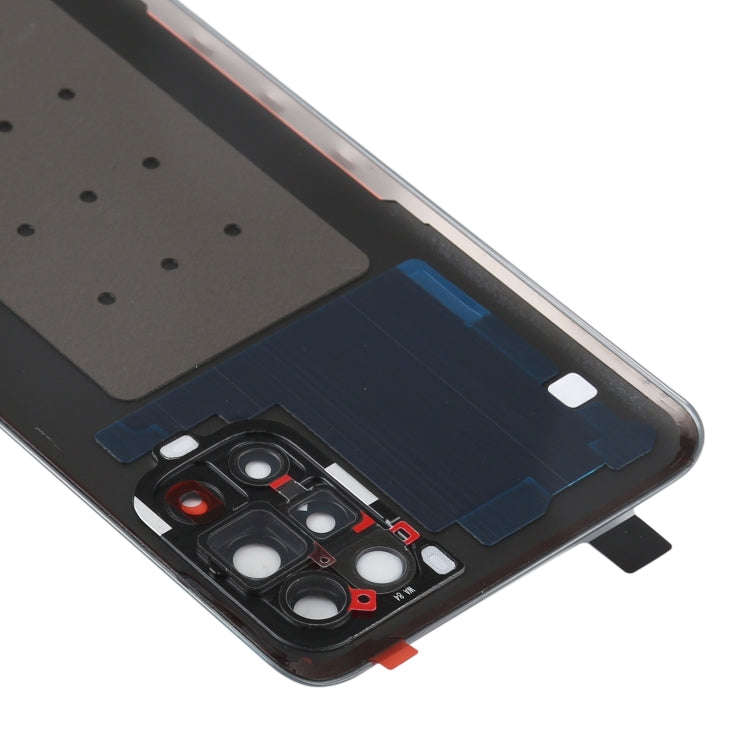 For OnePlus 8T Battery Back Cover with Camera Lens Cover (Silver)