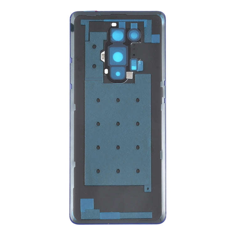 For OnePlus 8 Pro Battery Back Cover with Camera Lens Cover (Blue)