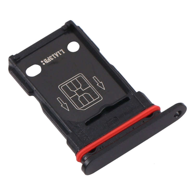 For OnePlus 9R SIM Card Tray + SIM Card Tray (Black)