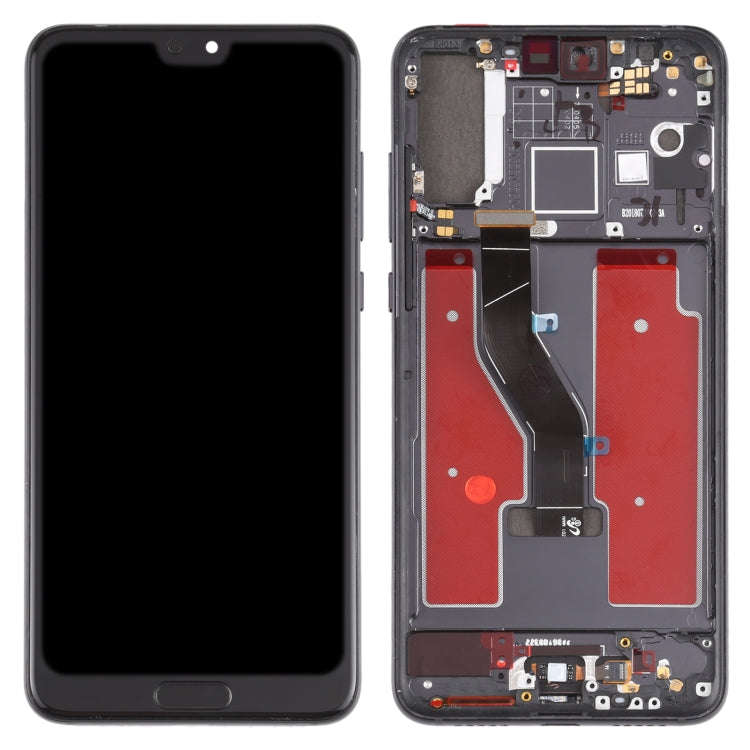 Original OLED LCD Screen for Huawei P20 Pro Digitizer Full Assembly with Frame(Black)