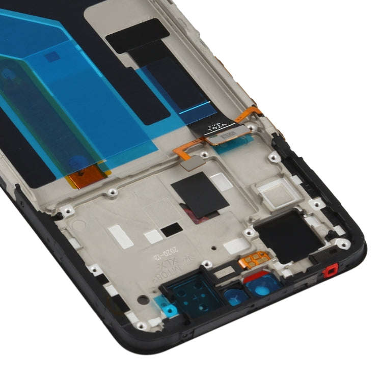 Original AMOLED Material LCD Screen and Digitizer Full Assembly with Frame for Vivo S7 V2020A