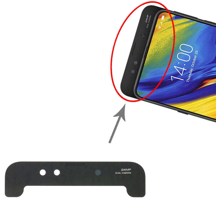 Front Camera Lens for Xiaomi Mi Mix 3(Black)