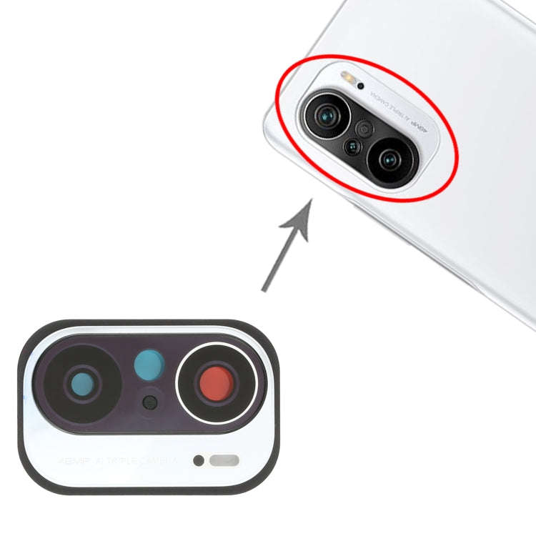 Camera Lens Cover for Xiaomi Redmi K40 (48MP) M2012K11AC (White)