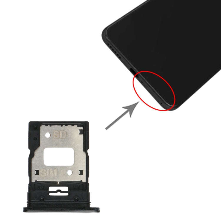 SIM Card Tray + SIM Card Tray / Micro SD Card Tray for Xiaomi Mi 11 Lite/11 Lite 5G NE M2101K9AG(...