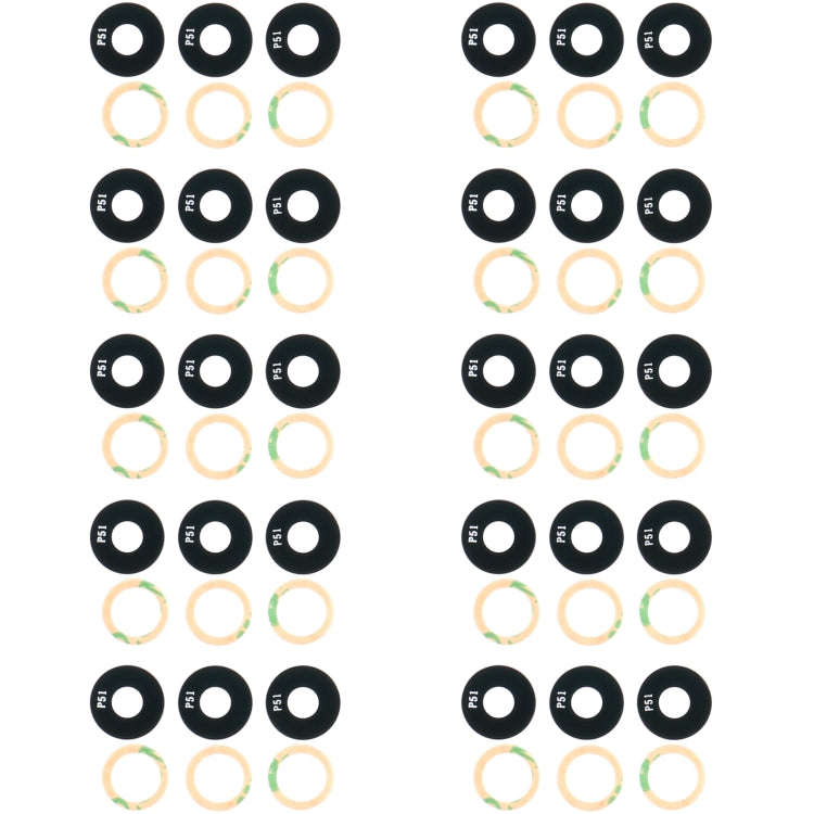For OPPO Reno5 PEGM00 PEGT00 10pcs Back Camera Lens