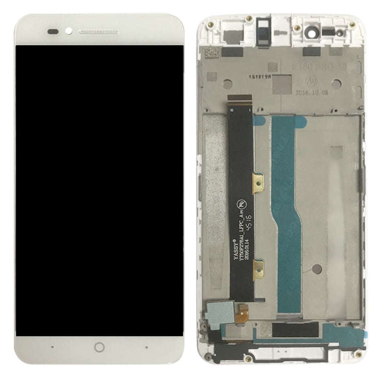OEM LCD Screen for ZTE Blade A610 / A610C / A612  Digitizer Full Assembly with FrameWhite)