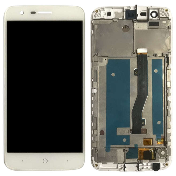 OEM LCD Screen for ZTE Blade V8 Lite  Digitizer Full Assembly with FrameWhite)