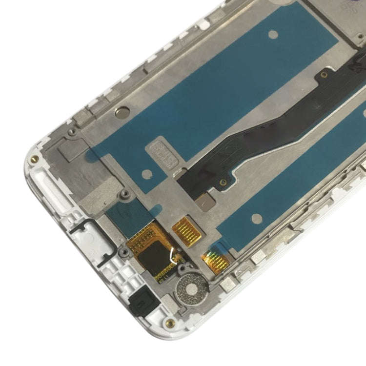OEM LCD Screen for ZTE Blade V8 Lite  Digitizer Full Assembly with FrameWhite)