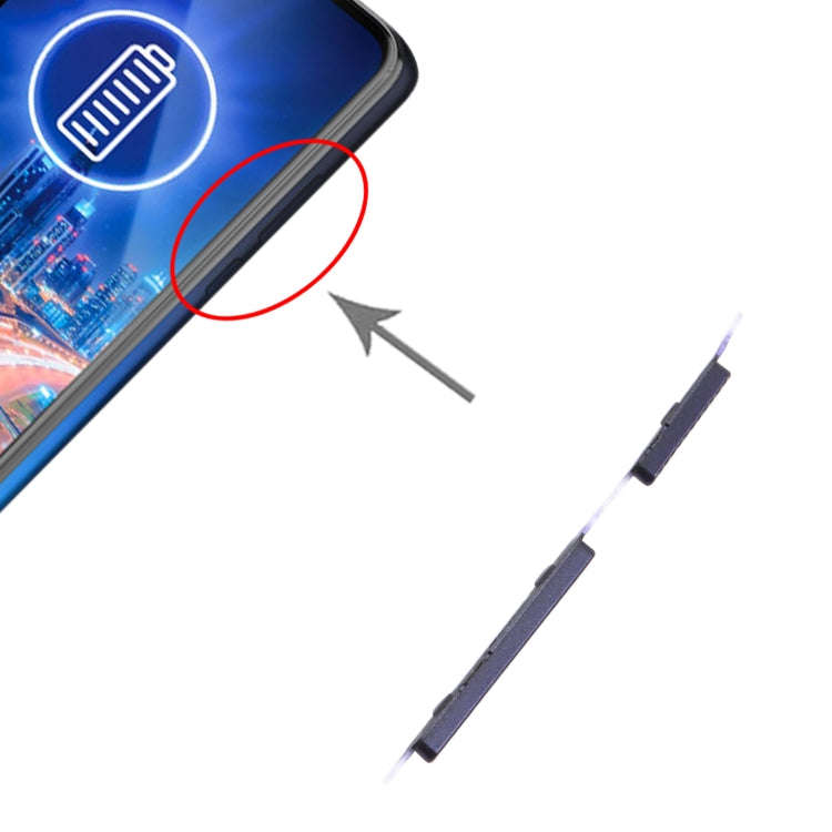 Power Button and Volume Control Button for Motorola Moto G8 Power Lite XT2055-2 (Purple)