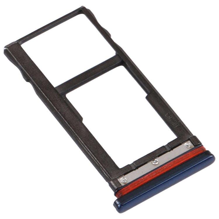 SIM Card Tray + Micro SD Card Tray for Motorola Moto One Vision / P50 (Black)