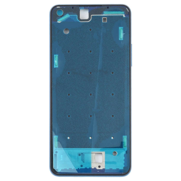 Original Front Housing LCD Frame Bezel Plate for Xiaomi Mi 11 Lite 4G M2101K9AG(Blue)