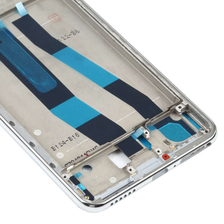 Original Front Housing LCD Frame Bezel Plate for Xiaomi Mi 11 Lite 4G M2101K9AG(Silver)