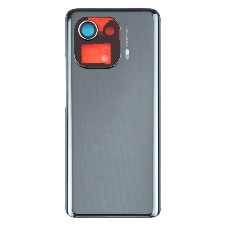 Original Battery Back Cover for Xiaomi Mi 11 Pro(Black)
