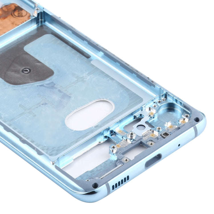 For Samsung Galaxy S20  Middle Frame Bezel Plate (Blue)