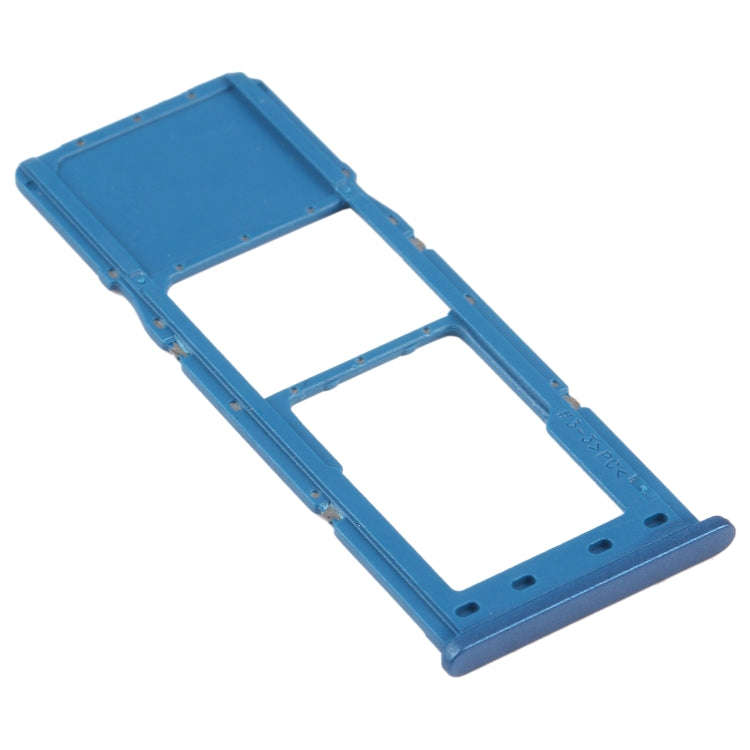 For Samsung Galaxy A12 SM-A125 SIM Card Tray + Micro SD Card Tray (Blue)